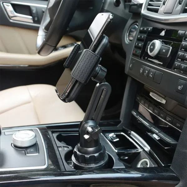 Universal Car Phone Holder Cellphone Mount Stand Adjustable Car Cup Phone Mount for iPhone 14 13 12 Por MAX Huawei Samsung