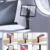 kf-S2a6d36d2572741c1b4a97ad26abf0c44F Eary Airplane Travel Essentials Phone Holder Universal Handsfree Phone Mount Stand for Flying Desk with 360°Rotation Pocket Size