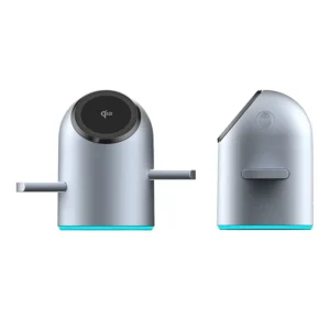 Qi2 15W 3-in-1 Auto-Rotating Magnetic Wireless Charger for IPhone 16/15/14 Pro Max & Apple Watch - Fast Charging Station