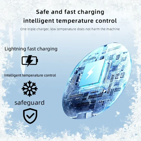 Qi2 Aluminum Alloy 3-in-1 Magnetic Wireless Charger, Foldable Stand for iPhone 16, 15, 14 Pro Max, AirPods, iWatch Fast Charger