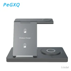 Fast Wireless Charger 3 in 1 Foldable Charging Station for IPhone 16 15 14 13 12 11 IWatch 9 8 7 6 5 Airpods Pro/3 for Samsung