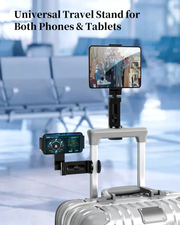 kf-Sb1f0011eca914a4fad8d884fad2e49cbI Eary Airplane Travel Essentials Phone Holder Universal Handsfree Phone Mount Stand for Flying Desk with 360°Rotation Pocket Size
